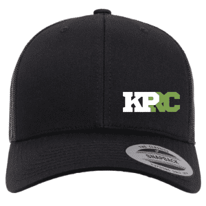 6606 Yupoong Adult Retro Trucker Cap - Black